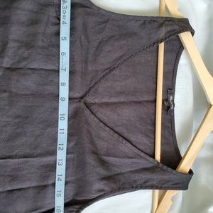 Madewell  linen blend tank dress